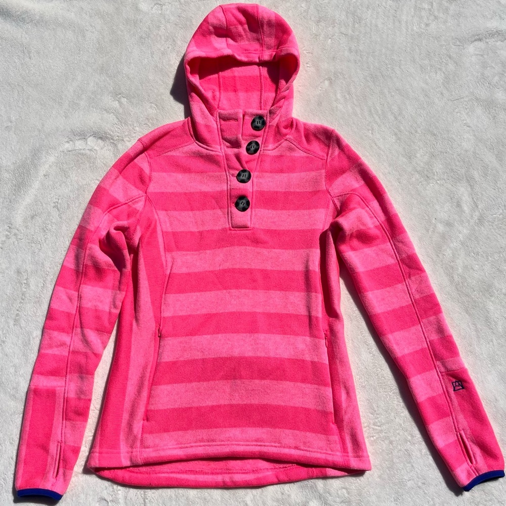 Avalanche Bright Pink Hooded Top